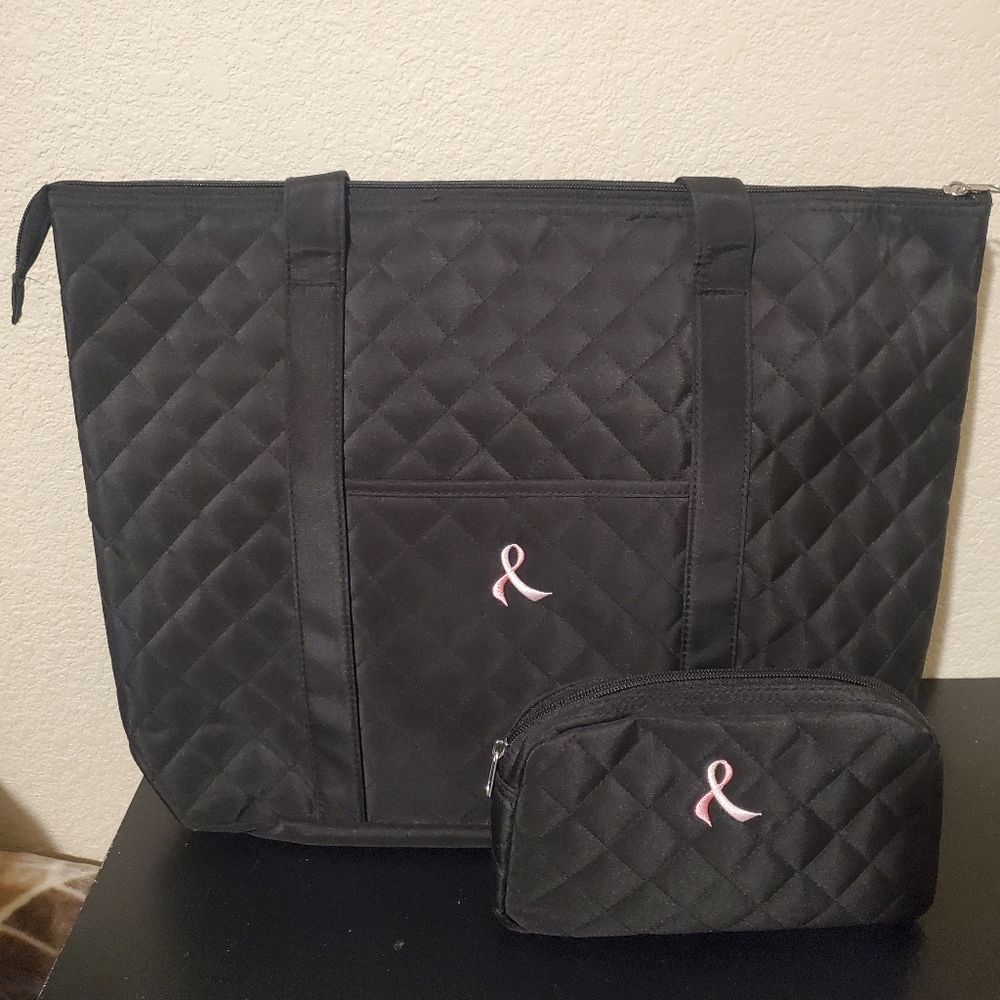 Set of Tote and Cosmetic bag
